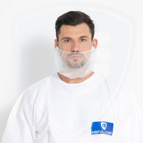 Cubierta de barba desechable no tejida transpirable a prueba de polvo para Food Company
